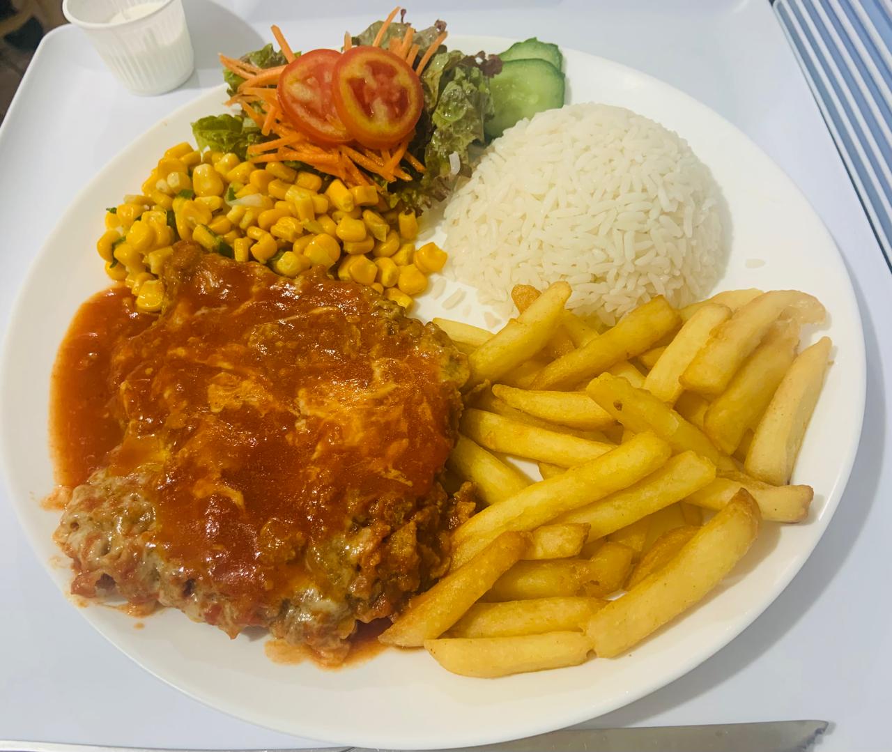 Marmita de Bife à parmegiana